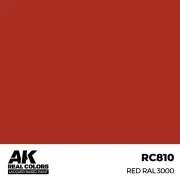 Real Colors: Red RAL 3000 17 ml. - AK Interactive RC810
