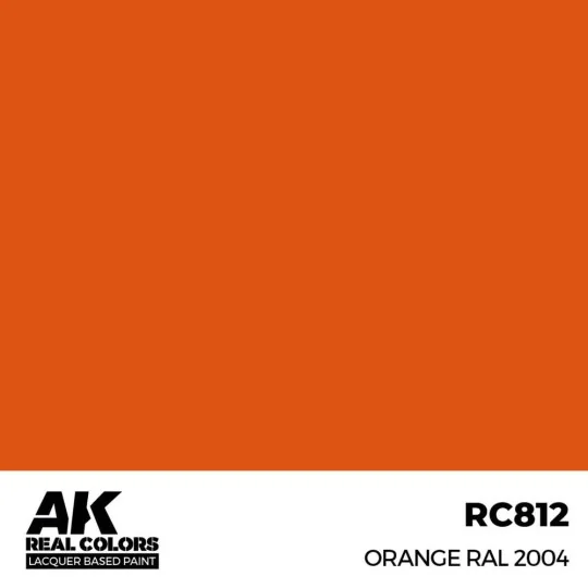 Real Colors: Orange RAL 2004 17 ml. - AK Interactive RC812 Real Colors: Orange RAL 2004 17 ml. - AK Interactive RC812