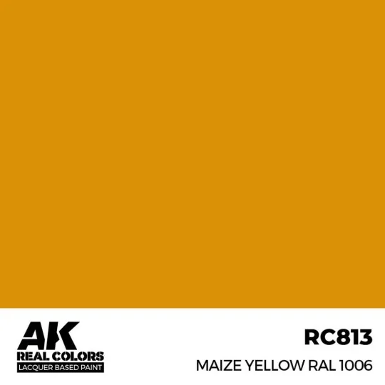 Real Colors: Maize Yellow RAL 1006 17 ml. - AK Interactive RC813