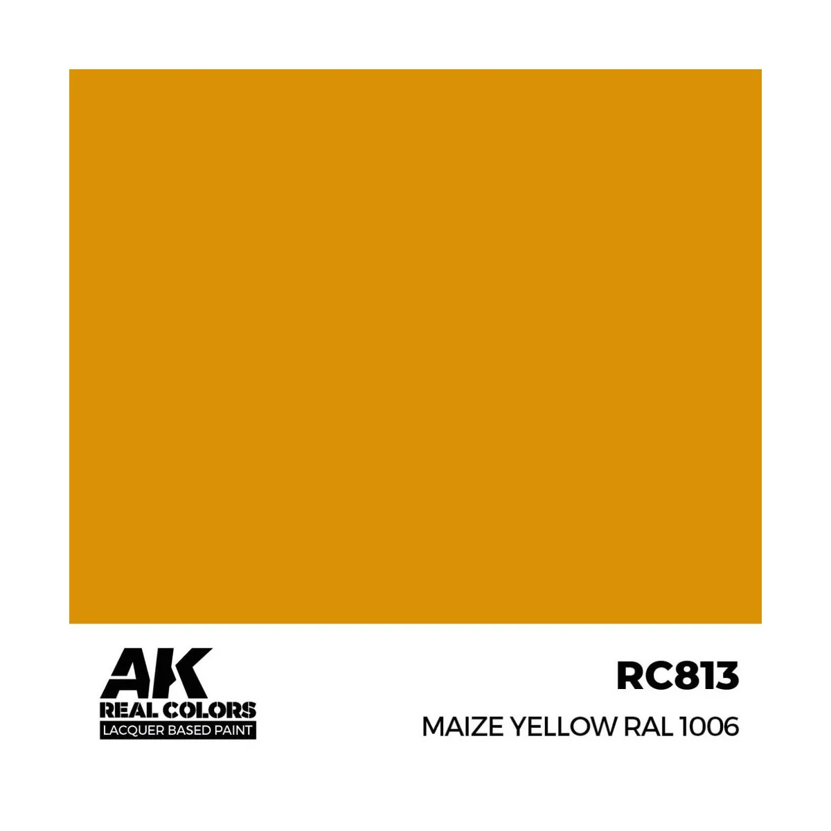 Real Colors: Maize Yellow RAL 1006 17 ml. - AK Interactive RC813