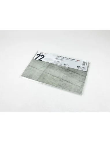 Concrete Base Rectangular Type 1 250x160mm (Universal), 1/72 - Red ...