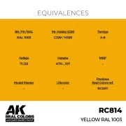 Real Colors: Yellow RAL 1003 17 ml. - AK Interactive RC814