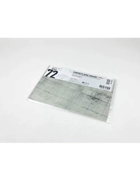Concrete Base Square Type 1 250x160mm (Universal), 1/72 - Red Fox S...