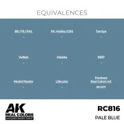 Real Colors: Pale Blue 17 ml. - AK Interactive RC816