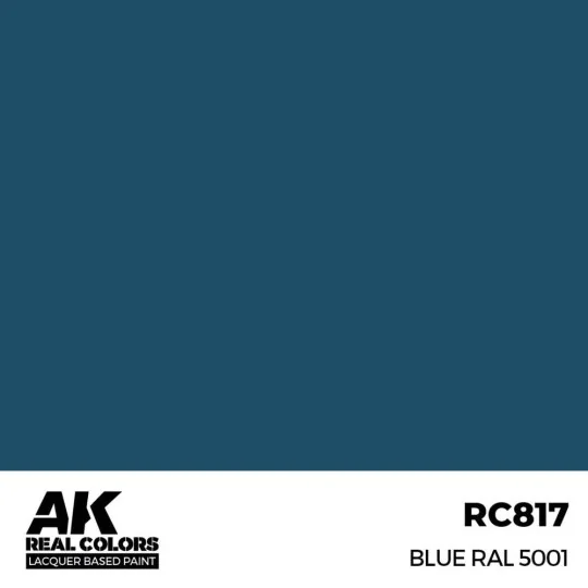 Real Colors: Blue RAL 5001 17 ml. - AK Interactive RC817