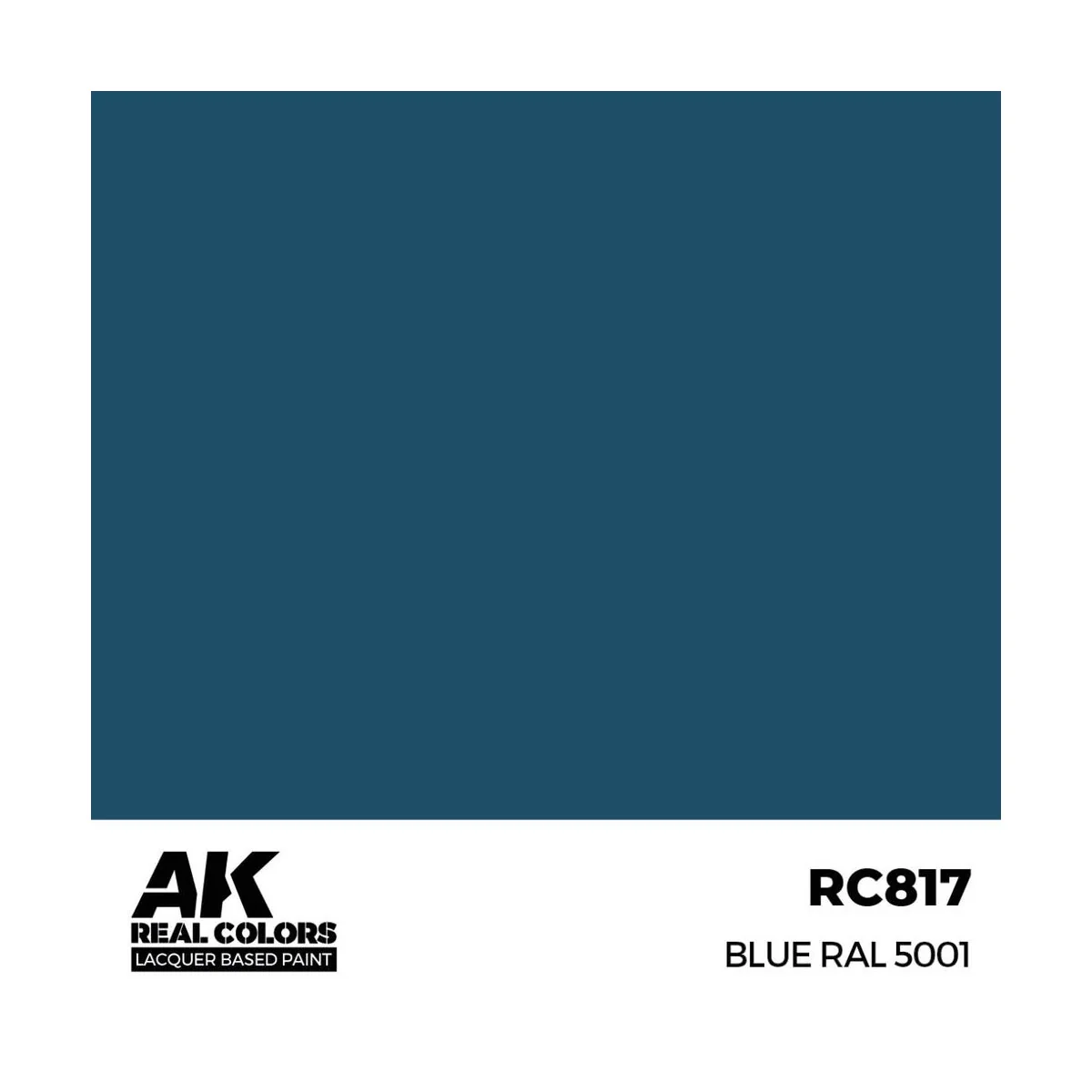 Real Colors: Blue RAL 5001 17 ml. - AK Interactive RC817