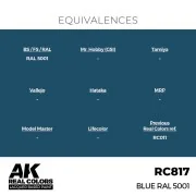 Real Colors: Blue RAL 5001 17 ml. - AK Interactive RC817