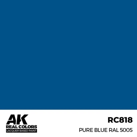 Real Colors: Pure Blue RAL 5005 17 ml. - AK Interactive RC818