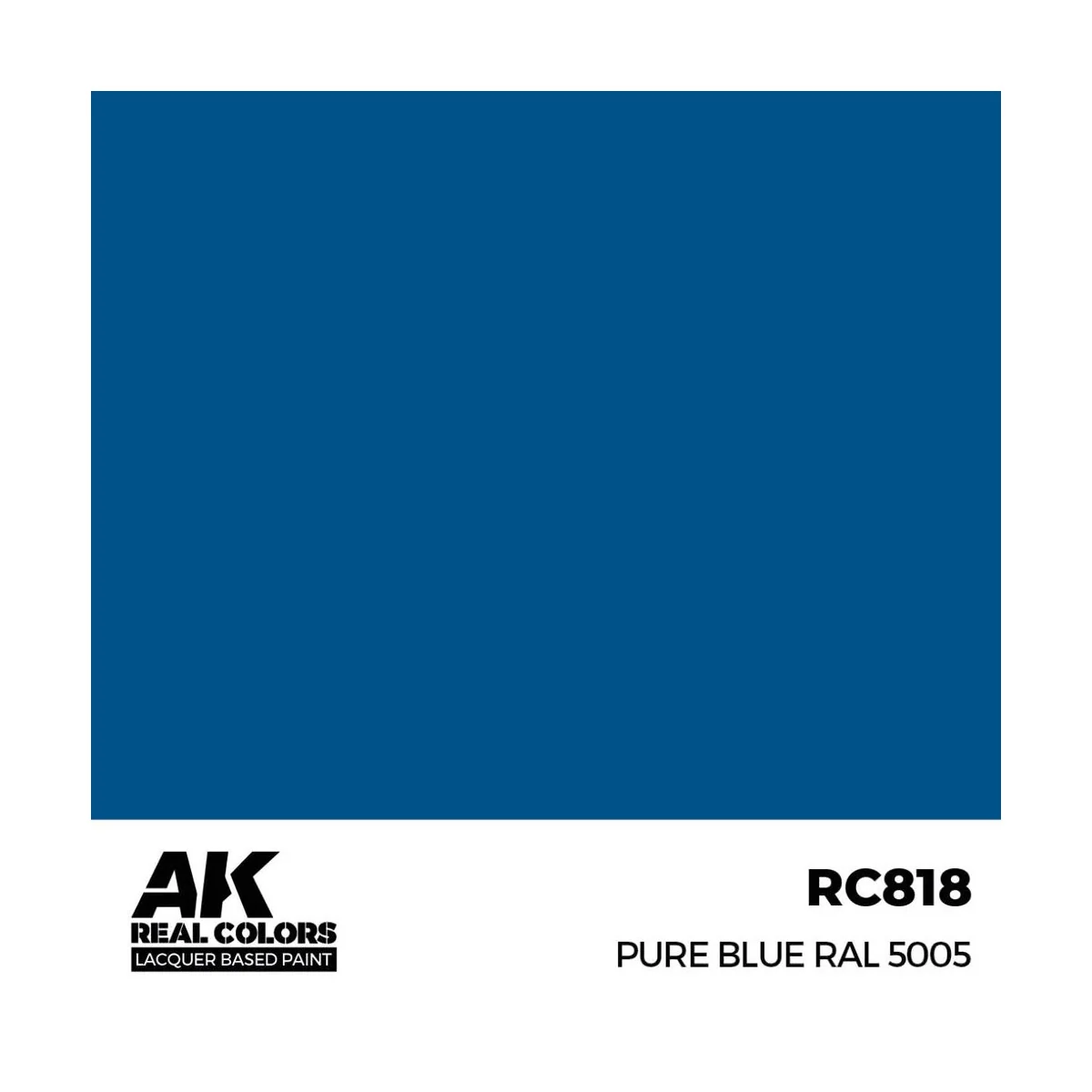 Real Colors: Pure Blue RAL 5005 17 ml. - AK Interactive RC818 Real Colors: Pure Blue RAL 5005 17 ml. - AK Interactive RC818