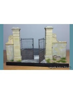 Metal Fence Set B - Gate, 1/35 - Matho Models 35060