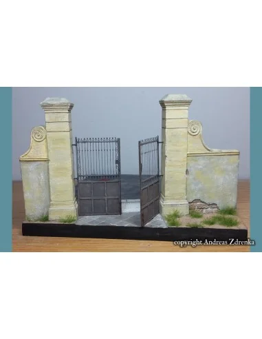 Metal Fence Set B - Gate, 1/35 - Matho Models 35060