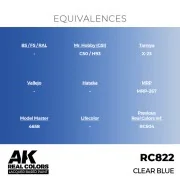Real Colors: Clear Blue 17 ml. - AK Interactive RC822 Real Colors: Clear Blue 17 ml. - AK Interactive RC822