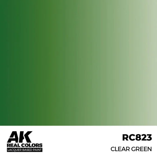 Real Colors: Clear Green 17 ml. - AK Interactive RC823