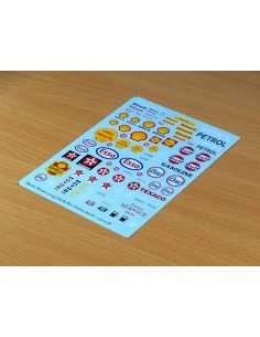 Oil & Gas Station decals, 1/35 - Matho Models 35099
