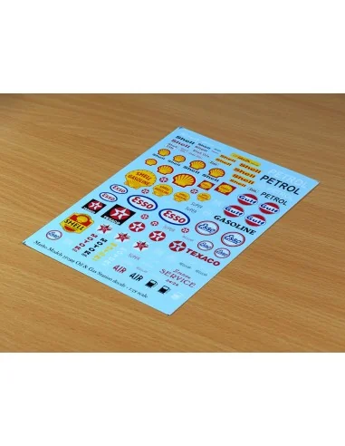 Oil & Gas Station decals, 1/35 - Matho Models 35099