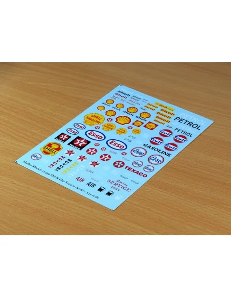 Oil & Gas Station decals, 1/35 - Matho Models 35099