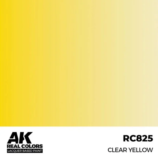 Real Colors: Clear Yellow 17 ml. - AK Interactive RC825 Real Colors: Clear Yellow 17 ml. - AK Interactive RC825