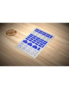 Street Name Signs A - French, 1/35 - Matho Models 35123