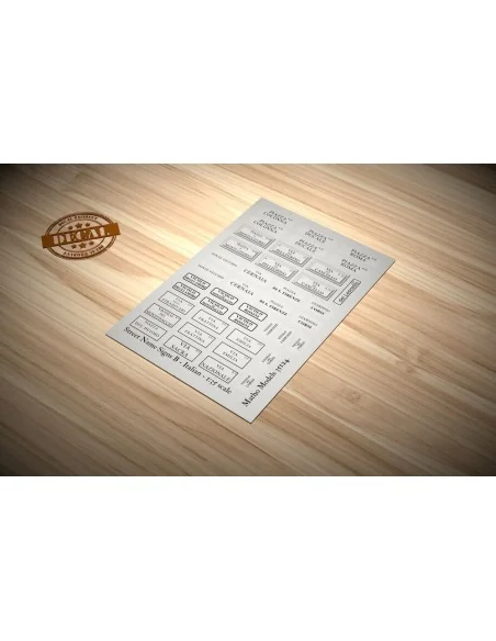 [NO_DESC] Street Name Signs B - Italian, 1/35 - Matho Models 35124