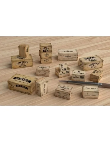 [NO_DESC] Wooden Crates: liquors, 1/35 - Matho Models 35131