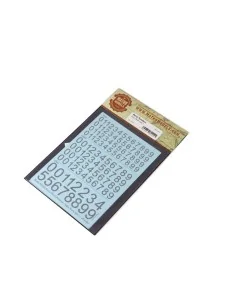Decal Numbers - large, black, type 1 - Matho Models 80002