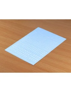 Decal Numbers - small, white, type 1 - Matho Models 80003