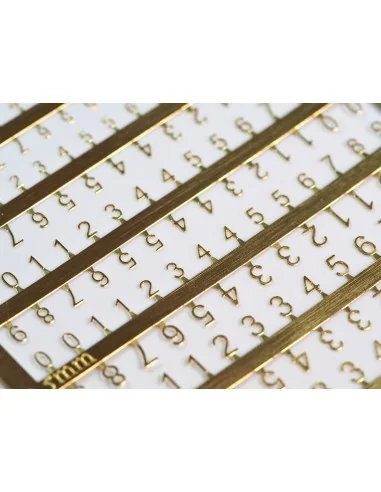 PE Numbers: 1, 5 - 2, 0 - 2, 5 - 3, 0mm - Matho Models 80006
