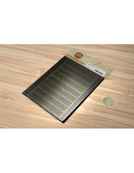 PE Letters: 4 mm (UPPERCASE) - Matho Models 80009