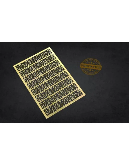 [NO_DESC] PE Letters: 6 mm (UPPERCASE) - Matho Models 80010
