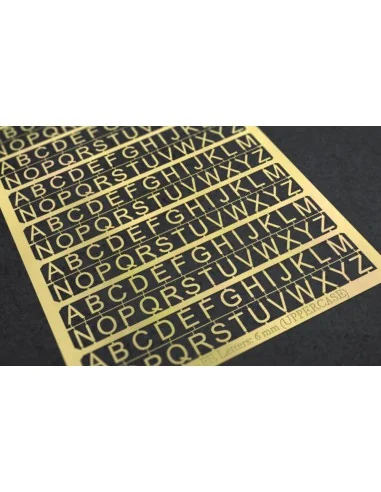 [NO_DESC] PE Letters: 6 mm (UPPERCASE) - Matho Models 80010