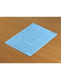 [NO_DESC] Decal Letters (lowercase) - black, 1-3mm - Matho Models 8...