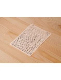 [NO_DESC] Decal Letters (UPPERCASE) - black, 1-3mm - Matho Models 8...