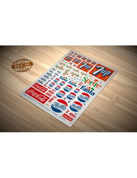 [NO_DESC] Soft Drink Logos C - vintage - Matho Models 80022