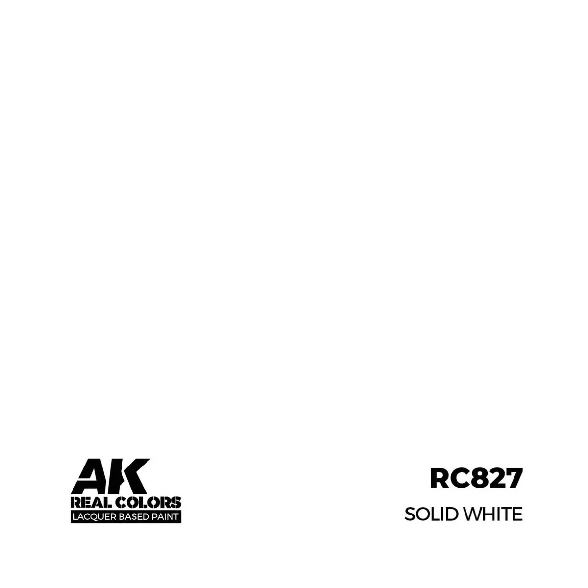 Real Colors: Solid White 17 ml. - AK Interactive RC827 Real Colors: Solid White 17 ml. - AK Interactive RC827
