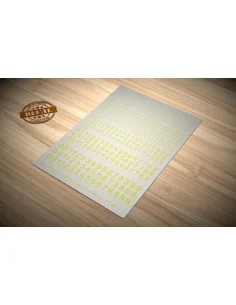 [NO_DESC] Decal Numbers - small, yellow - Matho Models 80026