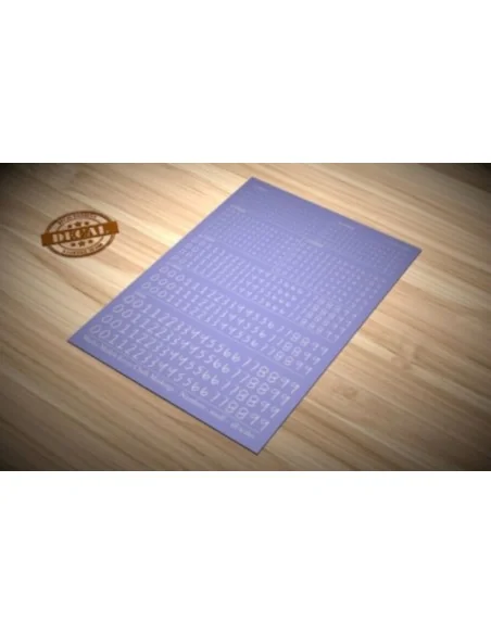 Chalk Markings - Numbers - small - Matho Models 80030
