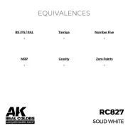 Real Colors: Solid White 17 ml. - AK Interactive RC827 Real Colors: Solid White 17 ml. - AK Interactive RC827
