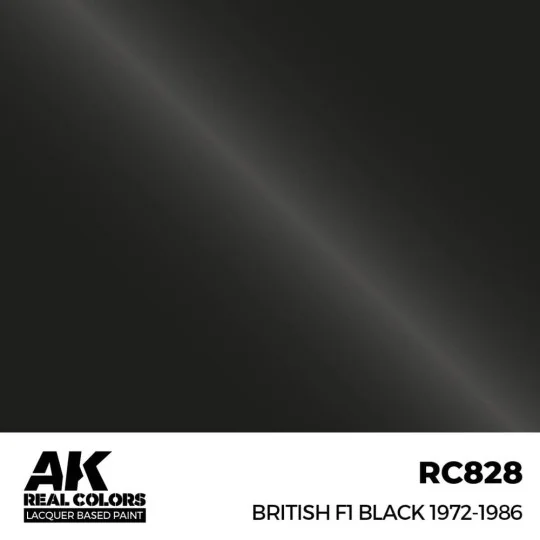 Real Colors: British F1 Black 1972-1986 17 ml. - AK Interactive RC828