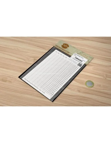 Decal Dashed Lines - black - Matho Models 80048