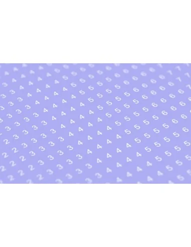 [NO_DESC] Decal Numbers - 1.5mm, white, type 1 - Matho Models 80049