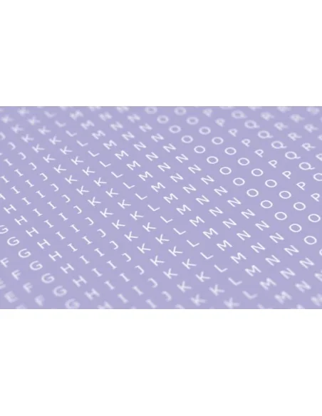 Decal Letters (UPPERCASE) - 1.5mm, white, type 1 - Matho Models 80051