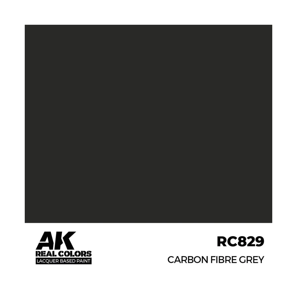 Real Colors: Carbon Fibre Grey 17 ml. - AK Interactive RC829