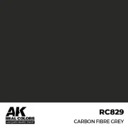 Real Colors: Carbon Fibre Grey 17 ml. - AK Interactive RC829