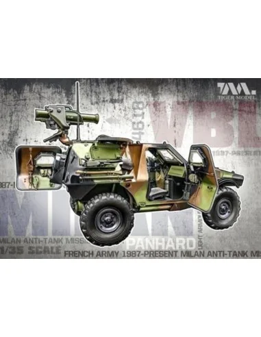 French VBL with Milan Anti-Tank Missile Launcher, 1/35 - Tigermodel...