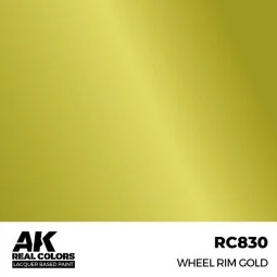 Real Colors: Wheel Rim Gold 17 ml. - AK Interactive RC830