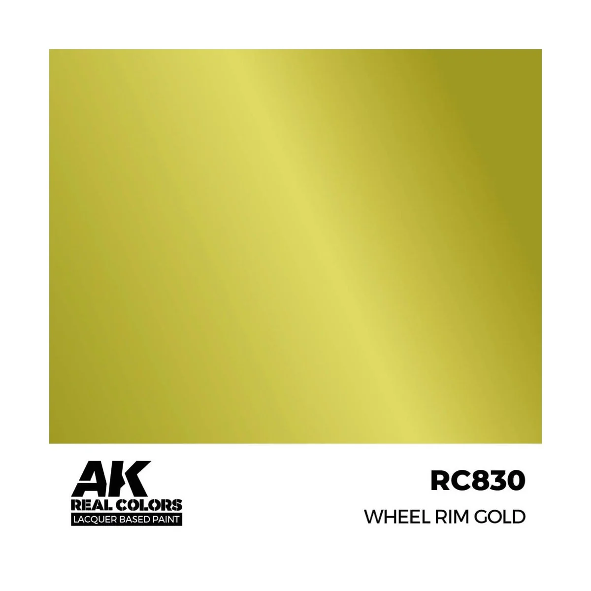 Real Colors: Wheel Rim Gold 17 ml. - AK Interactive RC830