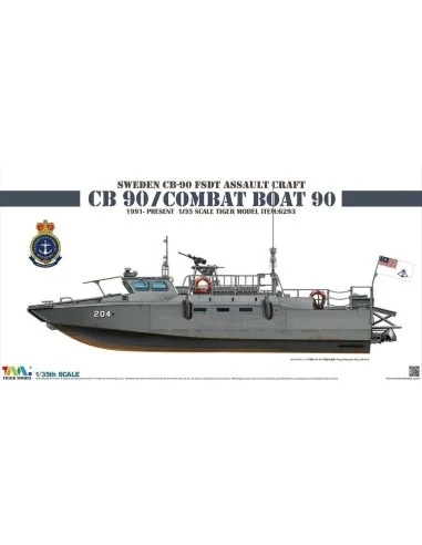 Sweden CB-90 FDST Assault Craft CB 90/ Combat Boat 90, 1/35 - Tiger...