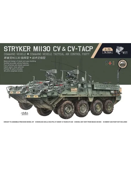 Stryker M1130 CV & CV-TACP 1+1, 1/72 - Border Model TK7014