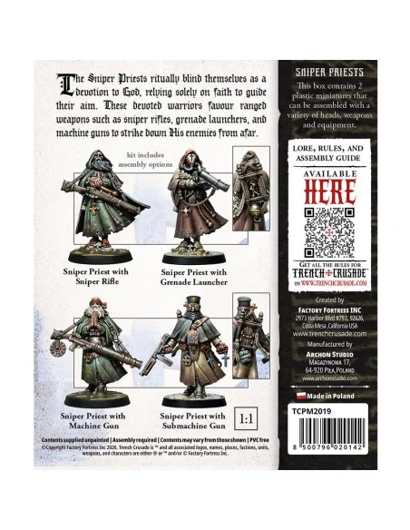 Trench Crusade: Sniper Priests - Archon Studio TCPM2019