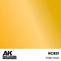 Real Colors: Fork Gold 17 ml. - AK Interactive RC831